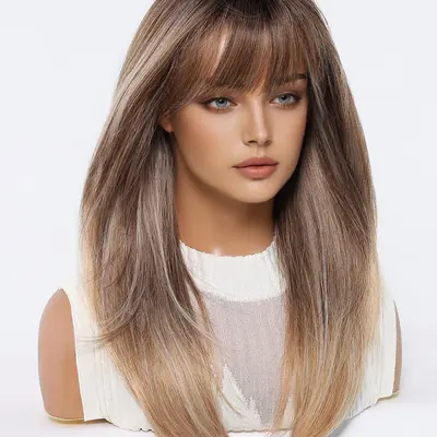 Long Face Framing Layers Medium Length TikTok Shop
