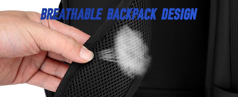 Tool Backpack Heavy Duty for Men - 3 Tool Pouches Work Tool Bag for Electrician Industrial Construction HVAC Techs Repairman, Large Space & Durable