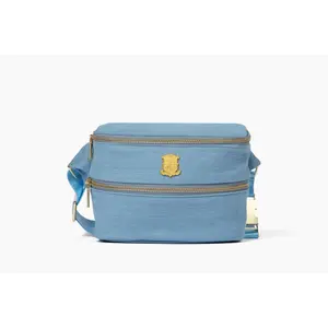 Iconic Baddie Light Blue Jean Belt Bag for Women, Large Crossbody Fanny Pack with Adjustable Detachable Strap, Travel Waist Bag, Trendy Sling Chest Bag for Everyday Use