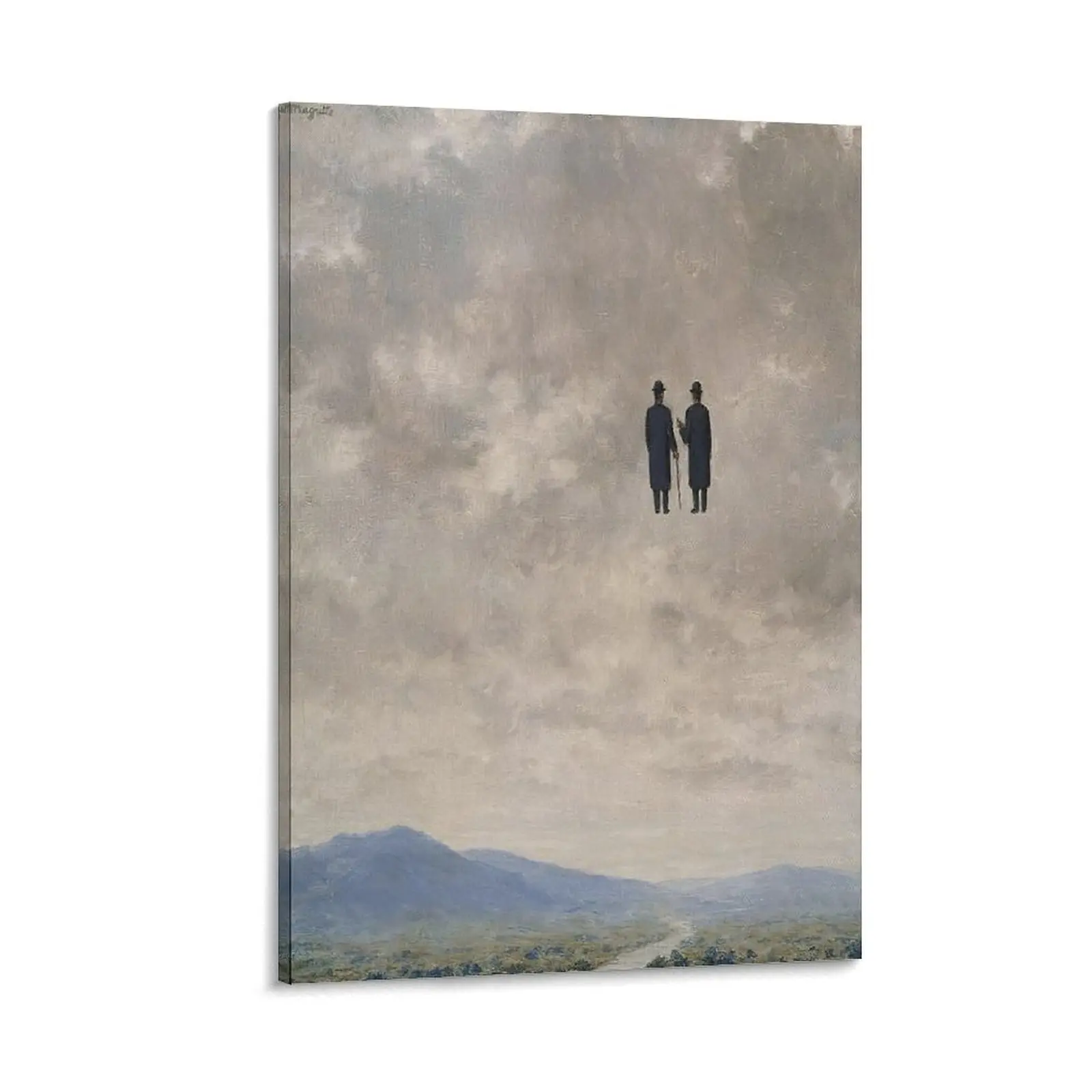 Rene Magritte's Art of Conversation Wall Art, Canvas Print for BedroomLiving Room, Poster Artwork, Decorative Picture, Magritte's Creation. Canvas Poster Bedroom Decor Sports Landscape Office Room Decor Gift