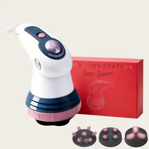 【Valentine's Day Gifts-SPA Massager】Adults Handheld Electric Body Sculpting Massager - 3 Interchangeable Heads, Deep Tissue Cellulite Massager for Muscle Tension Relief, Better Sleep, Gentle Lymphatic Circulation Care, Home Spa Beauty Device