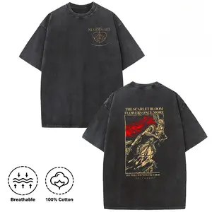 Washed T-shirt, 100% cotton, double-sided printed design Elden Ring l Vintage Shirt, Gamer Shirts, Gift For Him, Gift For Her, Unisex T-Shirt