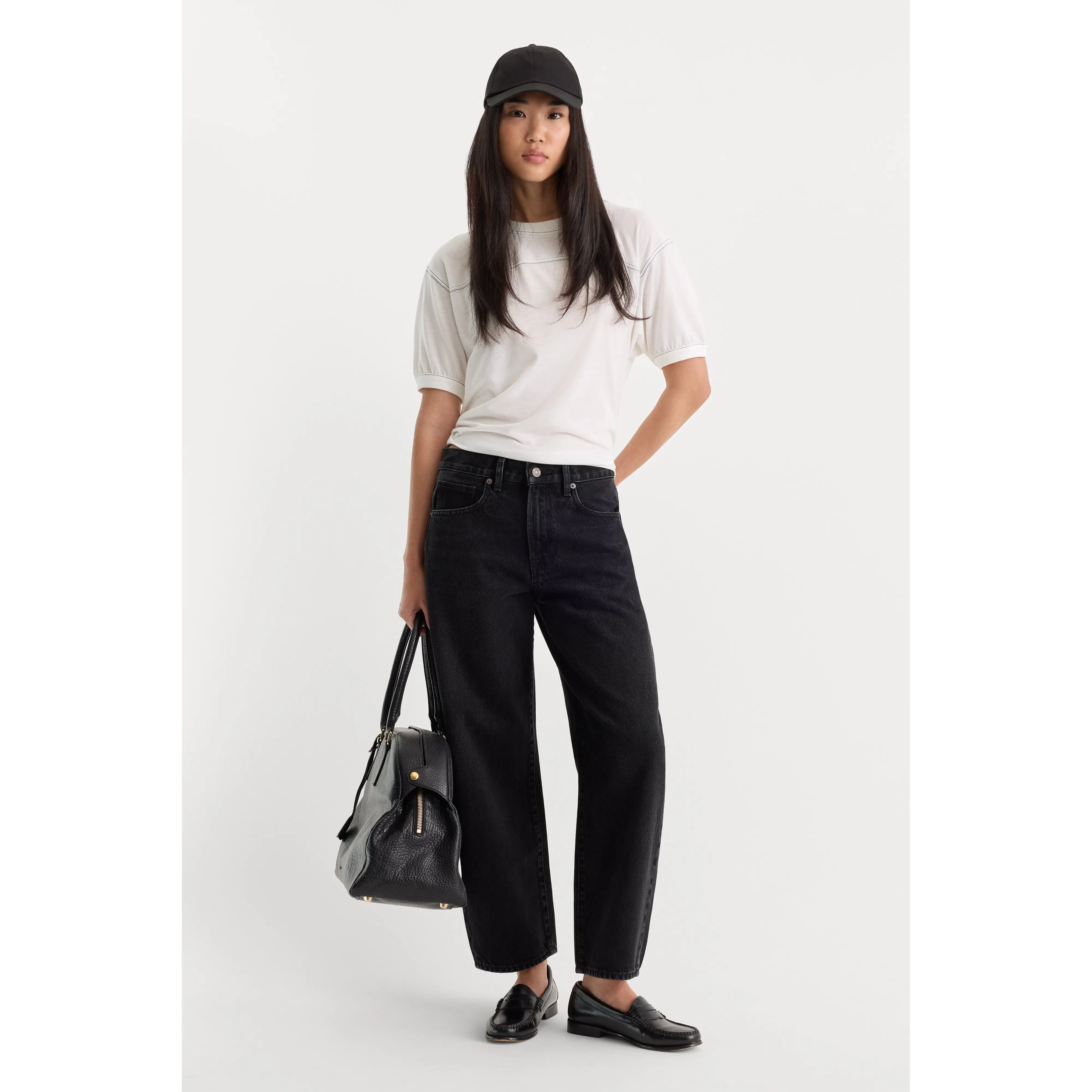 VINTAGE BARREL ANKLE JEANS | FLAT TYRE