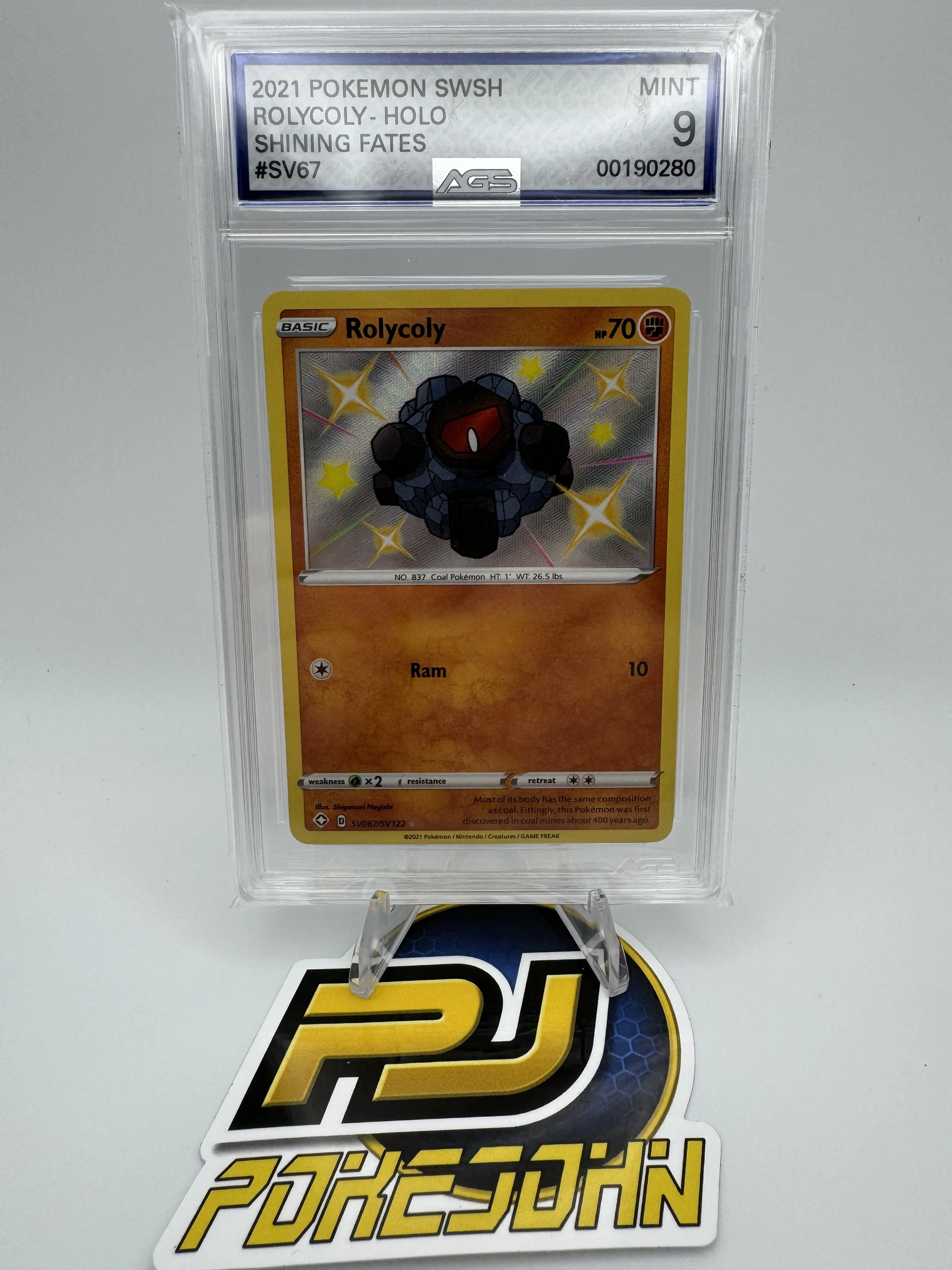 rolycoly pokemon card Pokemon Champions Path 31/73 Rolycoly Reverse Holo main image 1