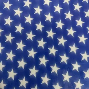 Classic Star Print Spandex Elite 4-Way Stretch Mesh | Spandex Palace