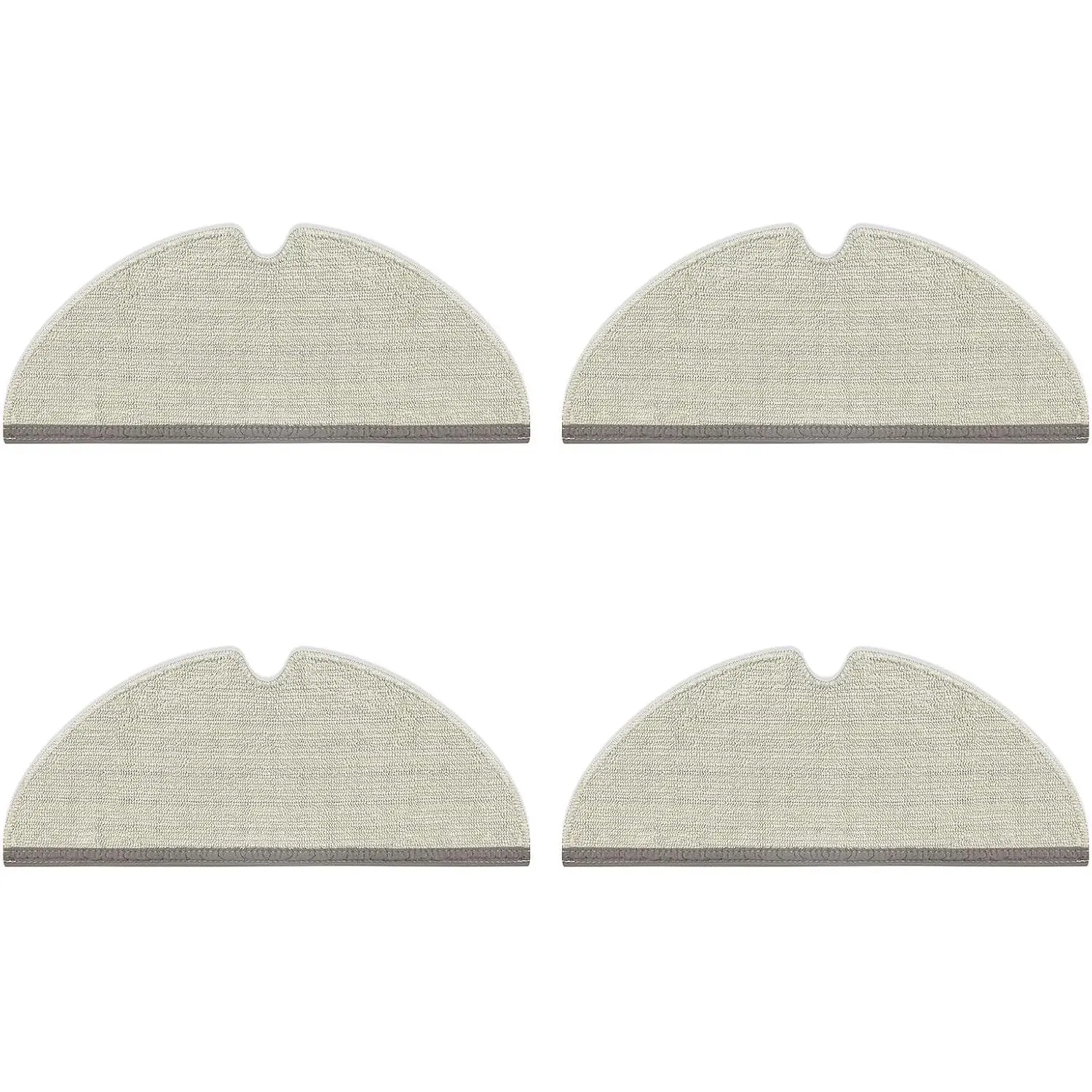 Replacement Spare Microfiber Mop Cloth Pad Compatible With Roborock Q7 Max, Q8 Max, Q5 Pro, S5 Max, E4, E5, S5, S6, S6 Pure, S6 MaxV, Q5, Q5 Pro+, Q7 And Q8 Max+ Vacuum Robots 4 count Refill Kit