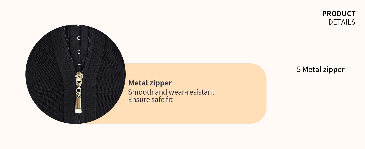 Faja Colombiana Women Waist Trainer Cincher Mesh Breathable Corset Steel Boned Shapewear with Zipper