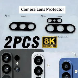 KAYKWONG'S 2-Pack Tempered Glass Lens Protection Film for Samsung Galaxy S26 Ultra/s26/s26 Plus/S25 Ultra/S25 Plus/S25, HD Clear Display, Scratch-Resistant, Precision Cut Holes