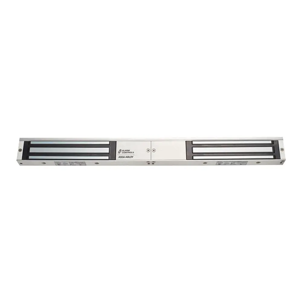 Aluminum Double Maglock, surface mount, 600 lb. Holding Force