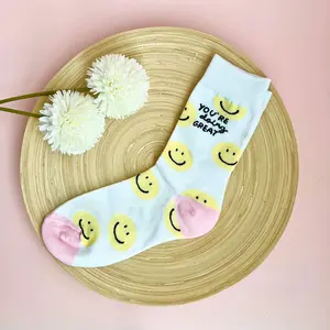 Gift-Ready Smiles & Sunshine Socks Comfort Soft