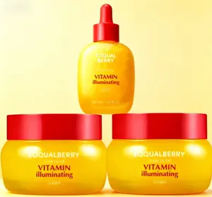 Equalberry Dark Spot Brightening Skincare Trio Set (Toner + Serum + Cream) - 1.01 fl.oz Korean Skincare for Dark Spots, Uneven Tone Care