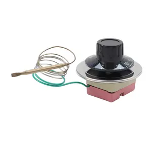 Electric Oven Thermostat Adjustable Temperature Controller Switch 50-400℃ 2 Pin [4.30] tiktokshopspringglowup