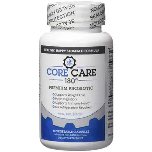 Core Care 180 Probiotic – Digestive Support and Gut Health - Ease Bloating, Gas, Bathroom Issues - Immune Support - Dietary Supplement - by Lean 180 gummies women