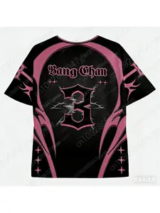 Do It Neutral 100% Cotton T-Shirt – 2026 K-Pop Concert Edition, Co-branded T-shirt Featuring Members Felix and Hyunjin, Fan Gift, Oversized Fashionable Streetwear / Cosplay Top