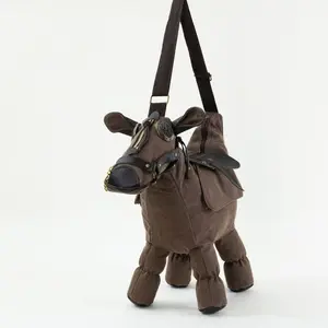 Unique Horse Bag with Large Capacity Stylish Functional Design Perfect for Everyday Use Ideal Gift for Christmas and Birthdays，