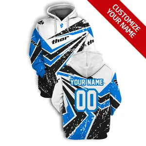 Hoodie Thor Mx, Thor Pulse, Motocross Personalized Hoodie V14 3D Hoodie All Over Printed Clothes Shirt Men Letter Graphic Round Neck Tee