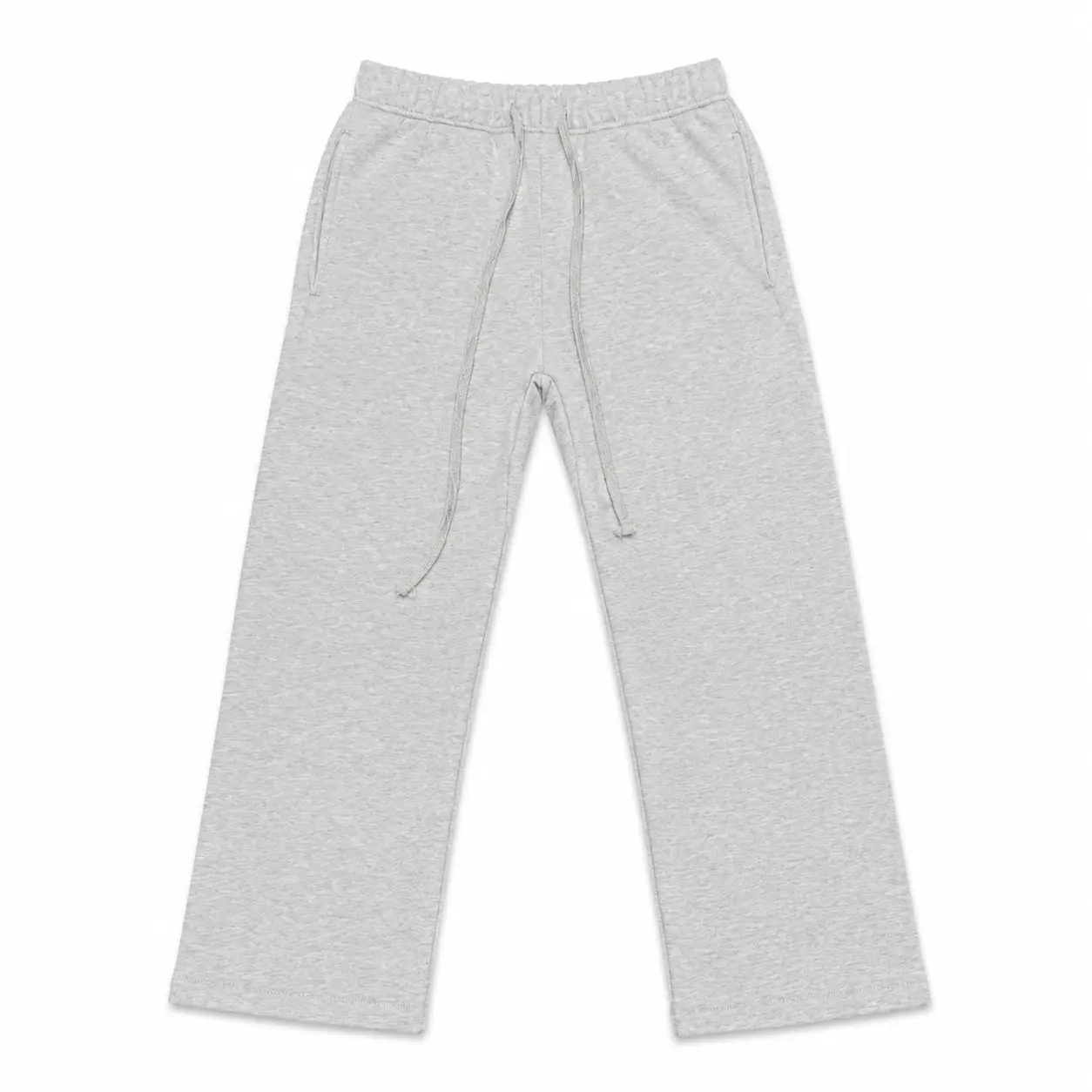 Men's Light Oat Sweatpants for Matching Sets, Heavyweight Oversize Relaxed Fit Streetwear with Ribbed Cuffs