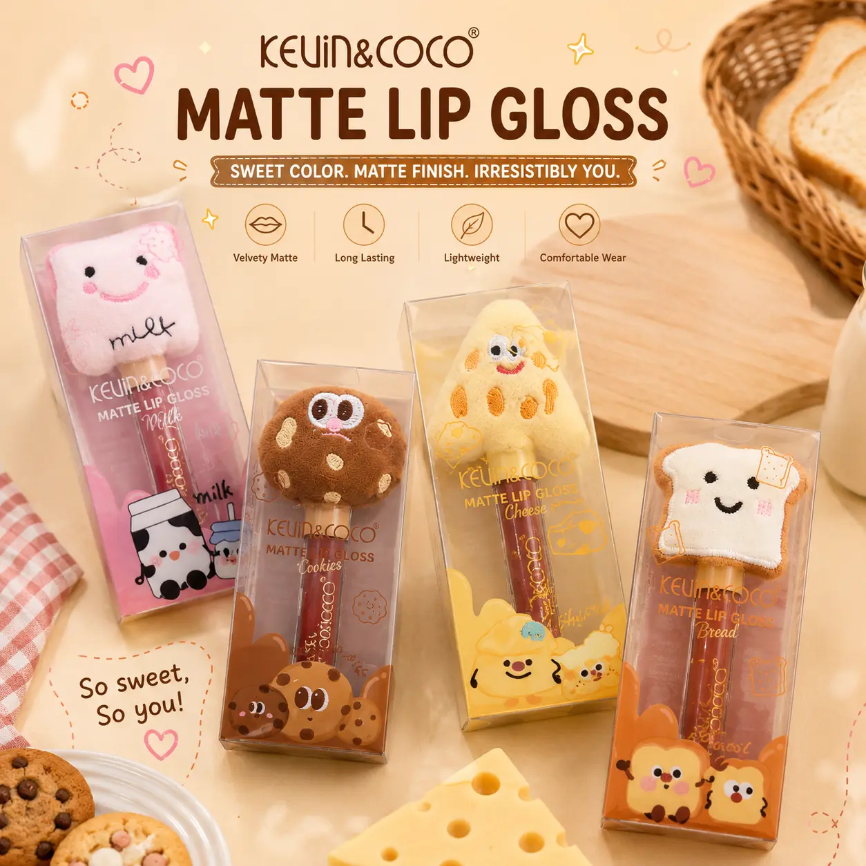 Kevin & Coco Non-Stick Cup Lip Gloss
