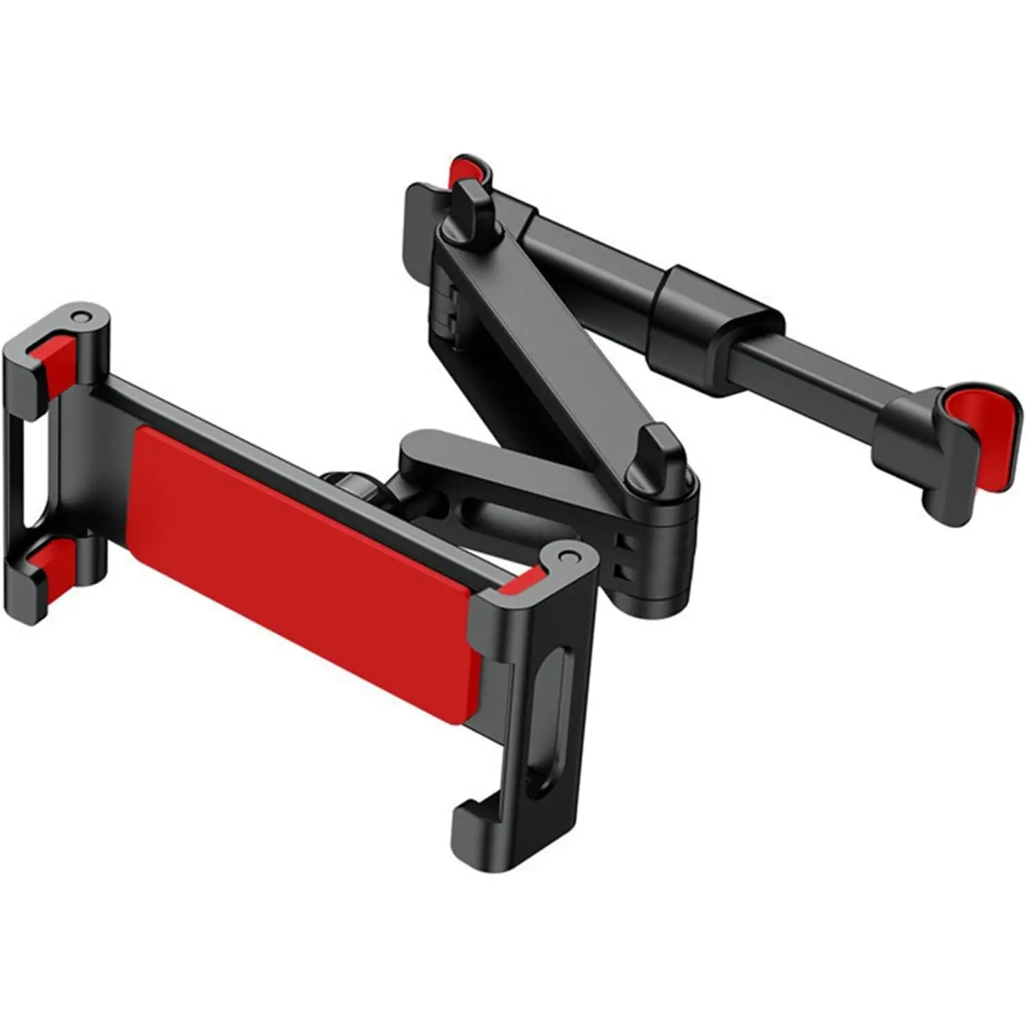 Tablet Holder - 360? Adjustable  Seat Mount with -Friendly Design, Fits 4.7"-12.9" Devices, Road Trip Essentials (Red Edition)