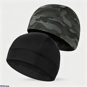 Unisex Cotton Breathable Mesh Skull Cap - Quick-Dry Multifunctional Helmet Liner, Elastic Sweat Absorber for Biking, Running, Daily Use, Running Hat