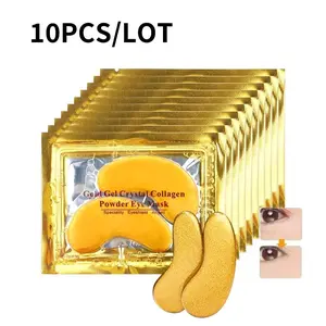 24K Gold Collagen Eye Mask, 10 Pairs Moisturizing Under-Eye Patches, Hydrogel Eye Patch, Eye Care Product for Women and Men, Professional Eye Treatment #TOP PICKS