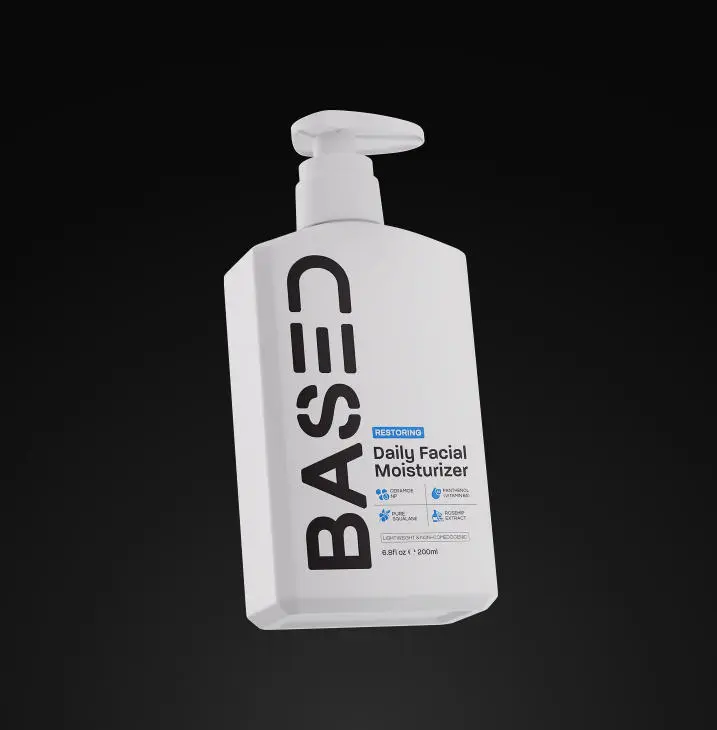 BASED Daily Skincare Set | Cleansing Milk & Hydrating Moisturizing Cream | Gentle Face Care Duo | Daily Hydration & Skin Barrier Care | All Skin Types