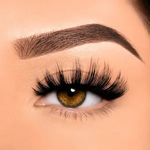 Ambitious Strip Lashes, Short Spiky Volume False Eyelashes