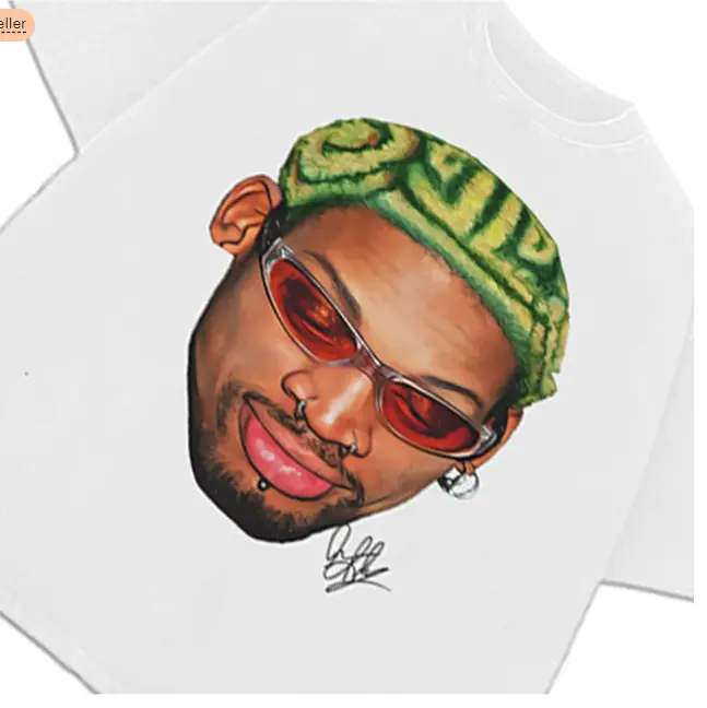 Dennis Rodman ヘッド グリーン1997 限定6000体 NIKE DENNIS RODMAN BIG HEAD TEE GREEN LARGE 697