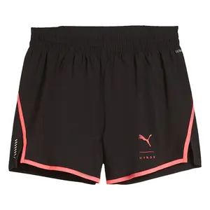 PUMA Womens X Hyrox Ultraweave Velocity 4 Inch Shorts Casual Bottoms Casual - Black