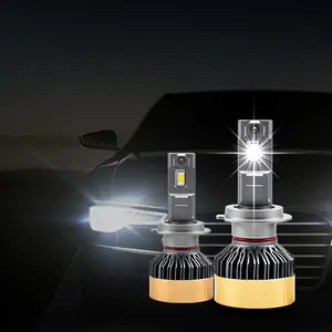 2pcs T80 PRO Automotive LED Front Lights Ultra Bright Car Headlights H4 LED H7 H11 9005 9006 Fog Lamps 6500K Automotive Lighting