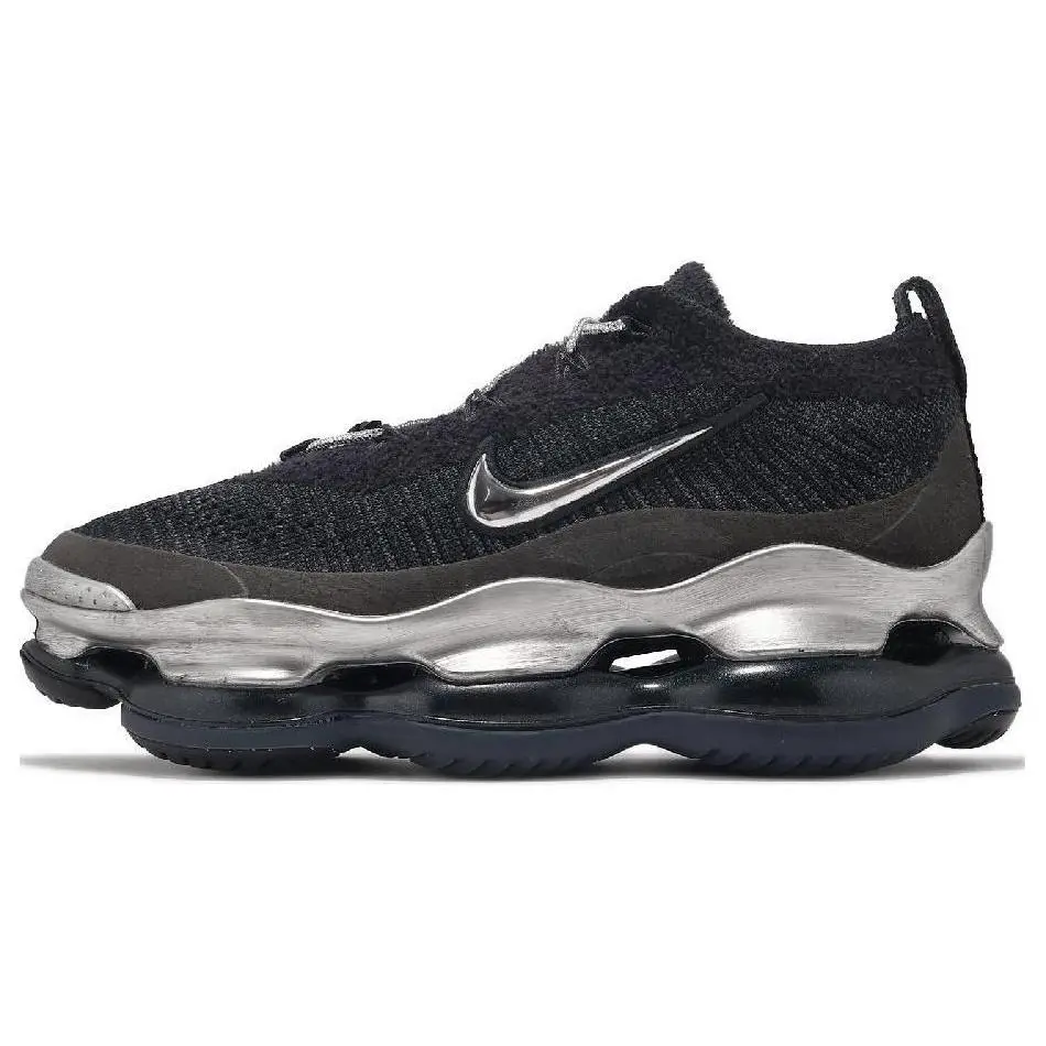 Nike Air Max Scorpion Fk Black Metallic Silver' Retro Cushioned Breathable Low Top Casual Running Shoes Women's HJ3487-001