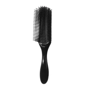 9-Rows Detangling Hair Brush Detangler Hairbrush Scalp Massager Straight Curly Wet Hair Styling Comb