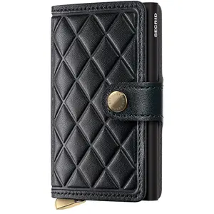 Premium Miniwallet Emboss Diamond - Black | Secrid