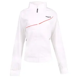 diadora Womens Jacket Athletic Outerwear Casual - White
