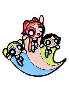 Classic TV Movie Cool Girl Enamel Pin, Punk Style Badge, Unisex Accessory for Backpacks Hat Clothes, Perfect Gift for Friends