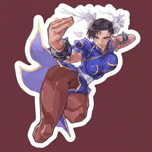Martial Arts Power Classic Chun-Li Sticker