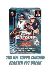 10X - 2025 Topps Chrome Football Blaster - PYT Break 169