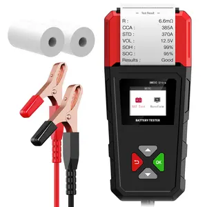 Car Battery Tester with Printer BM550 Ultra 6V/12V/24V 100-2000CCA Lead-Acid Battery Load Tester 1.8" HD Screen Automotive Digital Battery Voltage Tester Built-in Printer