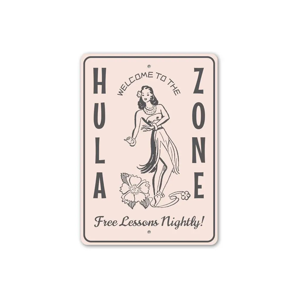 Hula Zone Sign