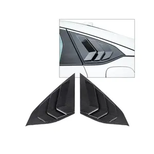 Side Quarter Window Louvers Fit 2018-2022 Hondas' Accord, Factory Style Carbon Fiber Print ABS Panel By IKON MOTORSPORTS