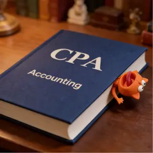 1/3pcs 3D Lying Cat Bookmark, Creative Reading Book Clip, Cartoon Funny Cute Stationery