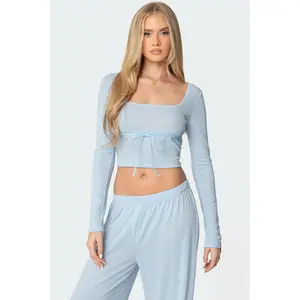 Ren Square Neck Pointelle Top Ren Square Neck Pointelle Top