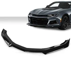 Fit For 16-2021 Chevrolet Camaro 1LE Style Front Bumper Lip Splitter Gloss Black