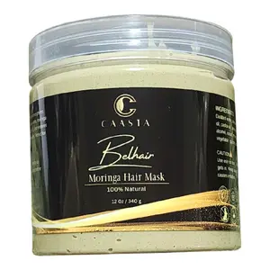 Belpo Moringa Hair Mask - Natural Hair Mask for Hydration and Renewal - 100% Natural Ingredients - Suitable for All Hair Types
