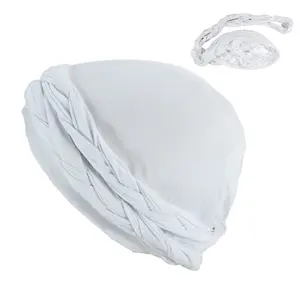 Luxurious Satin-Lined Turban for Women and Men Halo Turban with Silky Lining for Waves, Braids, Locs - Sleeping Bonnet and Sleep Cap