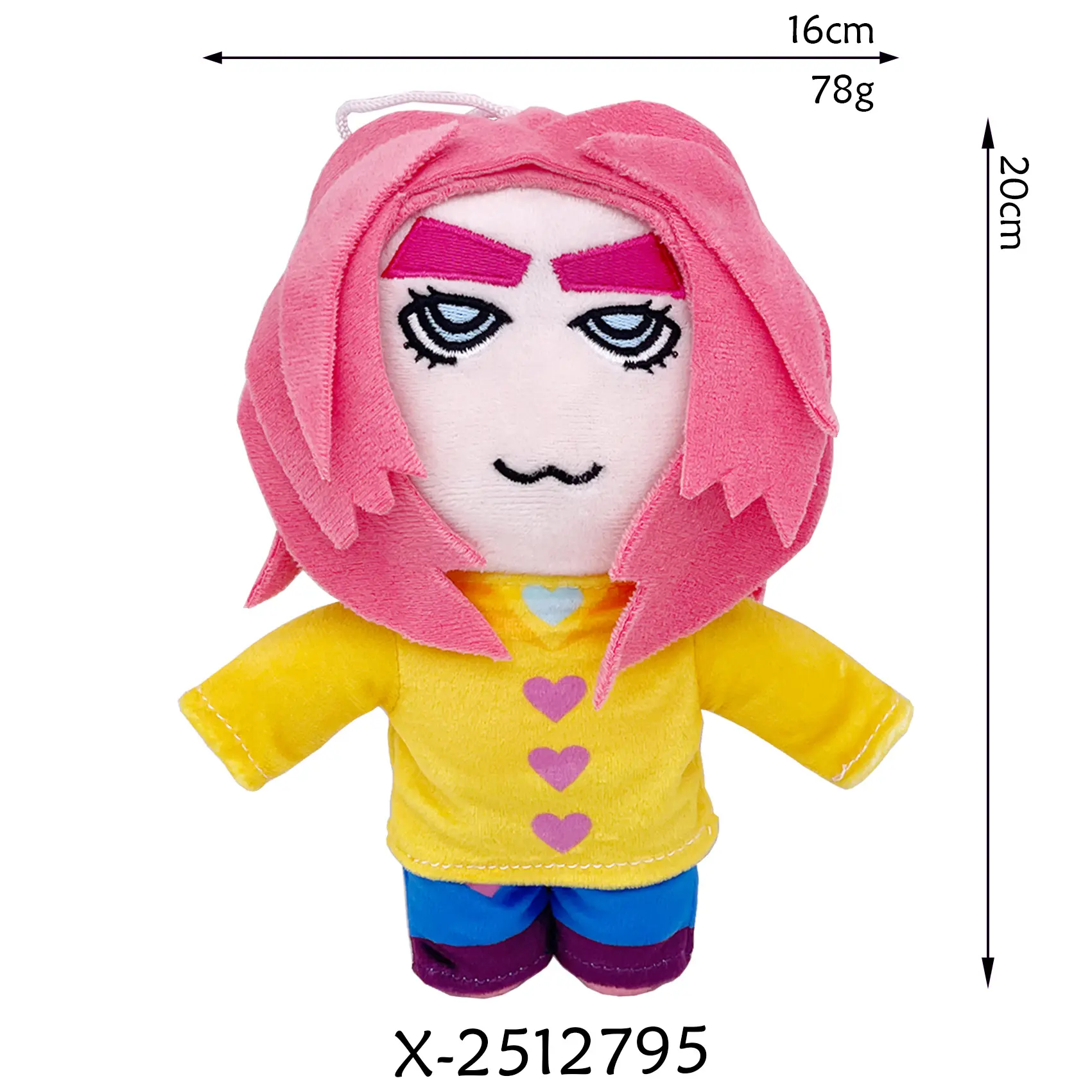 Pink hair yellow boy romance