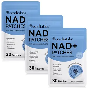 90 NAD+ patches, 30 patches per bag, 3 bags total, skin care patches, herbal and safe plant ingredients added, can be used anytime, anywhere.