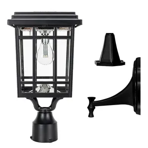 Grand Prairie Bulb Solar Light – Wall/Pier/3” Fitter Mounts