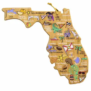 Florida Cutting Board with Artwork by Fish Kiss™