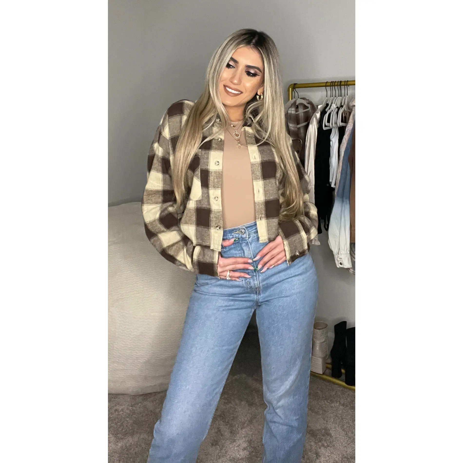 AYAH CROPPED FLANNEL